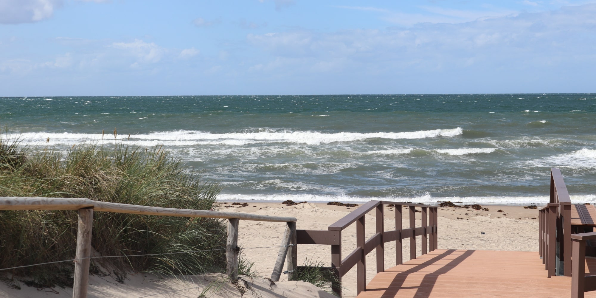 Jetzt geht es an den Strand